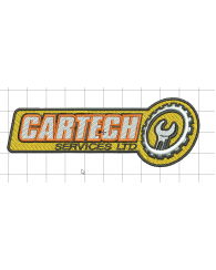 Cartech Logo, 15K Stitches